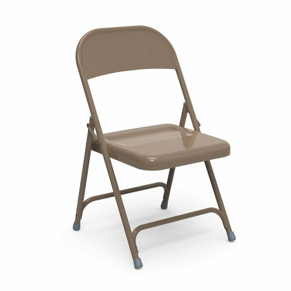 Virco 162 Series Folding Chair with Plastic Caps - El Dorado Bronze 162